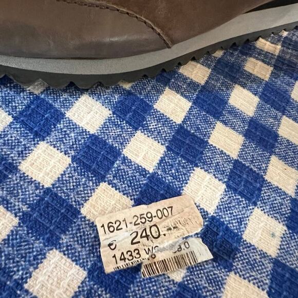 RAPHAEL brown soft leather and suede, women's size 8-8.5 - Picture 7 of 8